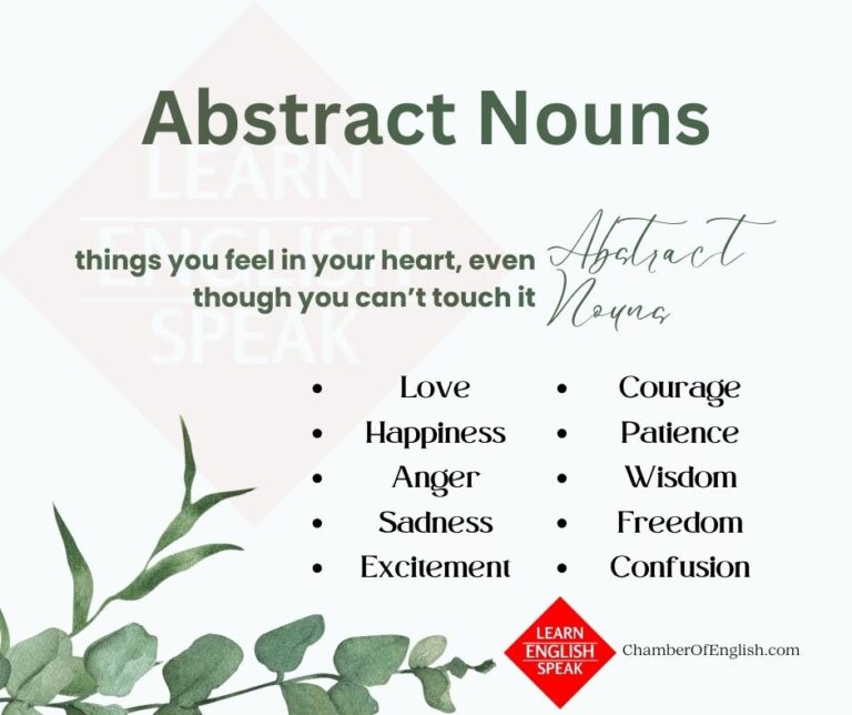 Abstract nouns