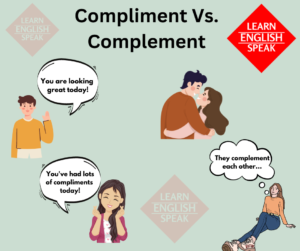 COMPLIMENT Vs. COMPLEMENT - Chamber of English