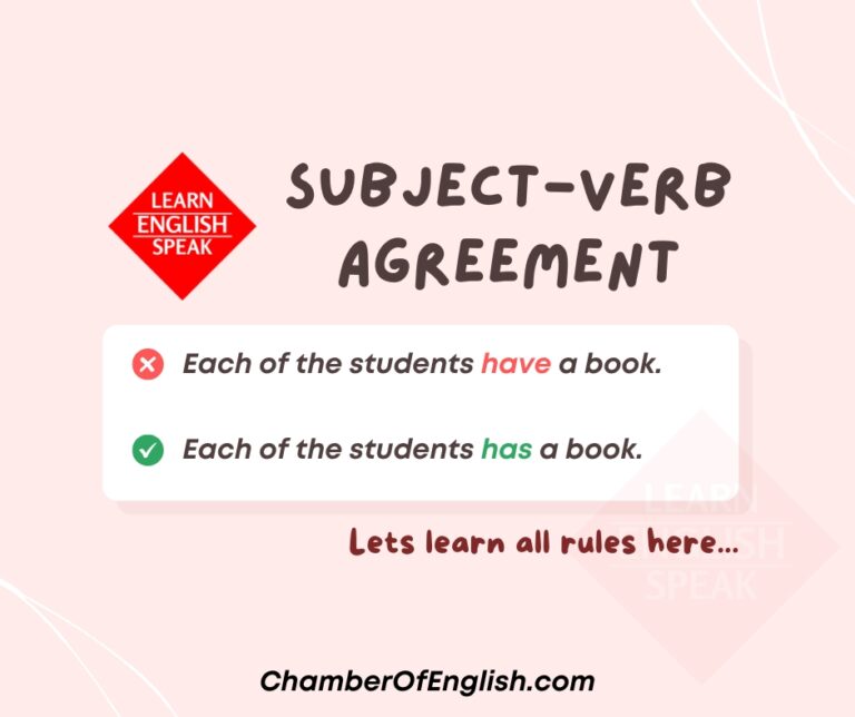 subject-verb agreement