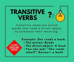 Transitive Verbs